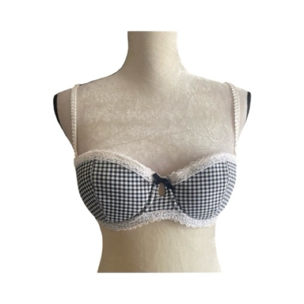 H&M-gingham bra-36B